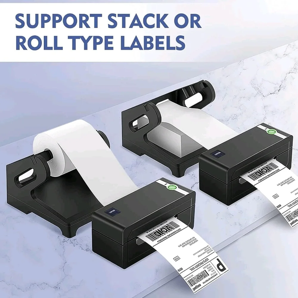 New LUFIER Black Direct Thermal Label Printer
